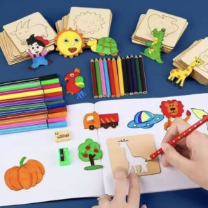 Kids Drawing Learning Stencil Set (1ps)