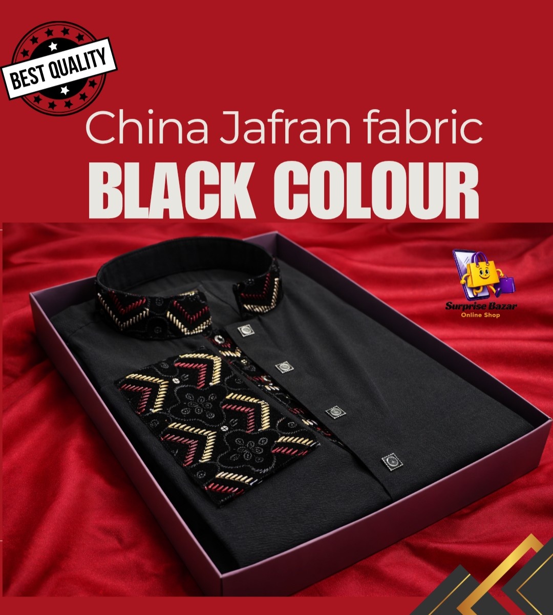 Chinajafranfabricblac